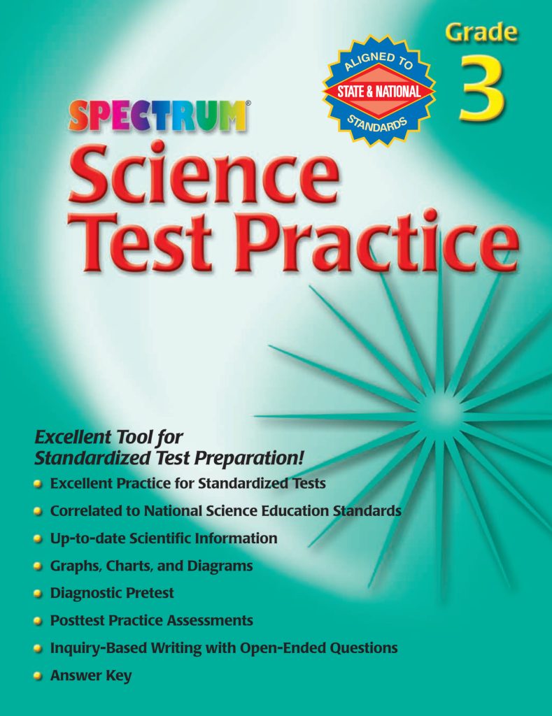 Rich Results on Google's SERP when searching for 'Spectrum Science Test Practice 3