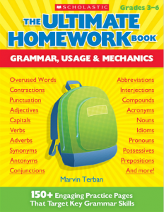 Rich Results on Google's SERP when searching for 'the ultimate homework book grammar,usage and mechanics '