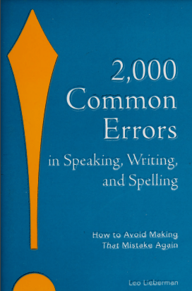 2000 Common Errors Speaking Writing and Spelling