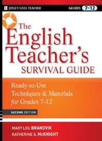 THE ENGLISH TEACHERS SURVIVAL GUIDE